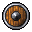 broken wooden shield