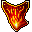 fiery rainbow shield